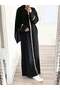 Rochie maxi, negru - 8
