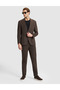 Brown Slim Fit Jacket 50333428-Vr029 - 5