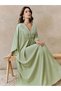 Rochie maxi, verde - 3
