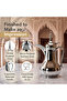 Stainless Steel Vacuum Flask 0.6L Silver Double Wall Insulated Dallah for Coffee and Tea - 7