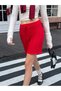 Mini skirt, red