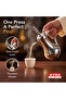 Stainless Steel Vacuum Flask 0.6L Silver Double Wall Insulated Dallah for Coffee and Tea - 5