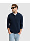 Navy Blue Slim Fit Basic Sweatshirt 50333998-Vr033 - 2