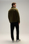 Men's Fleece Jacket with Zipper 6Wm1024-Kh - 4
