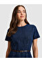 Navy Blue Slim Fit Jean Dress 50330650-Vr033 - 3