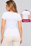 Women's Half Sleeve Badi Undershirt T-Shirt (Tutku Authorized Seller) 94% Cotton 6% Elastane 6-Piece Set – 3 White 3 Black Cotton Flexible Daily Underwear - 5