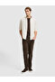 Beige Slim Fit Long Sleeve Shirt 50333841-Vr011 - 4