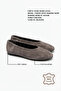 Elsa Mink Suede 100% Genuine Leather Daily Ballet Flats - 6