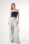 Women's Elastic Waist Tie with 3 Strands of Thread, Loose-Legged Trousers Cty-Abr-9082 - 6