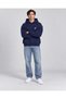 Icon Unisex 3 Thread Thick Fabric Hooded Hoodie Sweatshirt Oversize - 3