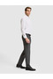Smoked Slim Tailored Fabric Trousers 50331710-Vr058 - 3