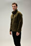 Men's Fleece Jacket with Zipper 6Wm1024-Kh - 6