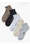 Men Half Terry Trainer Socks - Set of 5