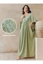 Rochie maxi, verde - 4