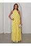 Rochie maxi, galben - 3