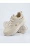 Men's Waterproof Non-Slip Nylon Sole Sneaker Shoes-Beige - 2