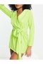 Rochie mini, verde - 2