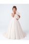 Girl's Thasos Long Evening Dress M00873 White