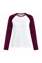 Plum Double Color Long Sleeve T-Shirt - 5209 - 2