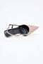 Women's Pointed Toe Short Heeled Shoes - 6