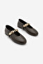 Women's Stoned Strappy Braided Daily Ballerinas Asora Brown - 7