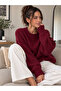 Women's Knitted Crew Neck Oversize Soft Knitwear Sweater - 2