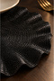 Luxury 6-Piece Black Wavy Form Modern Lux Supla Set – 37 cm - 6