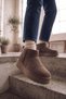 Suede Inside Faux Fur Thick Sole Women's Boots - 5