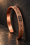 Men's and Women's 100% Pure Copper Bracelet – Moon Star Turkish Flag Motif – Adjustable - 5