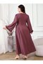 Rochie maxi, roz - 5