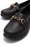 Saraçlı Buckle Women's Shoes; Black Black - 3