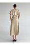Rochie maxi, bej - 6