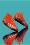 Soccers Orange Socky Carpet Field Football Sports Shoes - 2