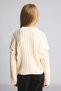 Girl's Coat I6229A8/Er105 Ecru - 5