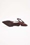 Women's patent leather pointed toe low heel shoes - 3
