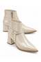 Long Buckle Pointed Toe Heeled Boots Ten Yanki̇