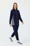 Ethnic Pattern Detail Trousers Suit Indigo - 5
