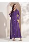 Rochie maxi, mov - 5