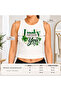 Zero Sleeve Ribbed Crop Blouse - Flexible Lycra Casual Crop-5 - 2