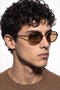 Naruta Gold Tortoise Brown Men's Photochromic Sunglasses - 2