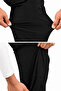 Widi Black Softshell Water Repellent Flexible Tactical Outdoor Pants with Cargo Pockets - 7