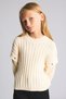 Girl's Coat I6229A8/Er105 Ecru