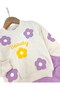 Baby Girl Floral Printed 1-2-3-4 Years Old Seasonal 2 Thread Top and Bottom Stylish Set - 4