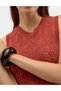 Knit Dress, red - 3