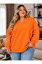 3 Yarn Combed Cotton Plus Size V-Neck Sweatshirt Aow4