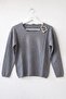 Gray Pool Collar Long Sleeve Casual Knitwear Sweater with Collar Buckle 60 58 - 2