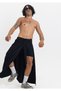 Black Pleated Skirt with Belt Accessory - 6