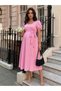 Rochie maxi, roz