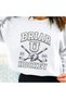 Briar Hockey Off Campus Printed Cotton 3 Thread Threaded Crew Neck Oversize Sweatshirt