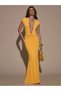 Rochie maxi, galben - 3